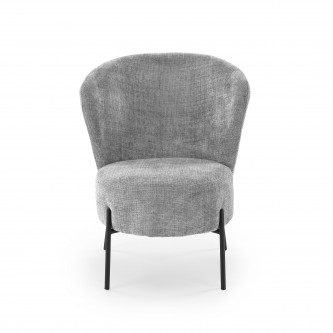 CEZAR fotel wypoczynkowy, popielaty (1p1szt)