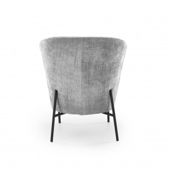 CEZAR fotel wypoczynkowy, popielaty (1p1szt)