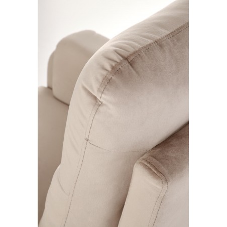 CROCUS fotel wypoczynkowy z funkcją elektrycznego rozkładania, beżowy (1p1szt)