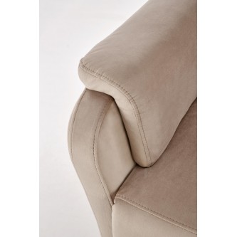 CROCUS fotel wypoczynkowy z funkcją elektrycznego rozkładania, beżowy (1p1szt)