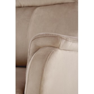 CROCUS fotel wypoczynkowy z funkcją elektrycznego rozkładania, beżowy (1p1szt)