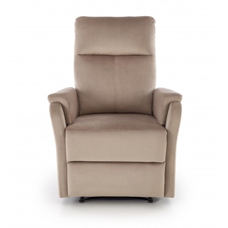 CROCUS fotel wypoczynkowy z funkcją elektrycznego rozkładania, beżowy (1p1szt)