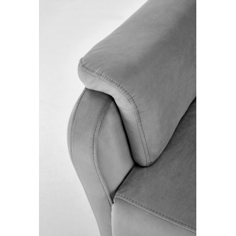 CROCUS fotel wypoczynkowy z funkcją elektrycznego rozkładania, popielaty (1p1szt)