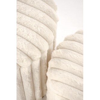 FIDO zestaw 2 puf, kremowy / złoty (1p1kpl)