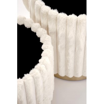 FIDO zestaw 2 puf, kremowy / złoty (1p1kpl)