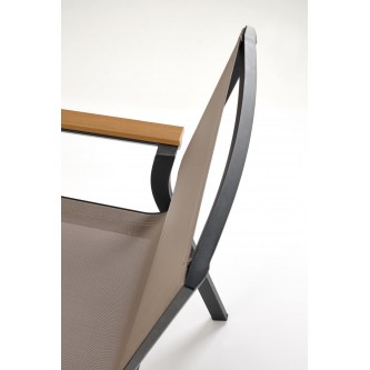 FIERRO krzesło, czarny / popielaty / brązowy (1p1szt)