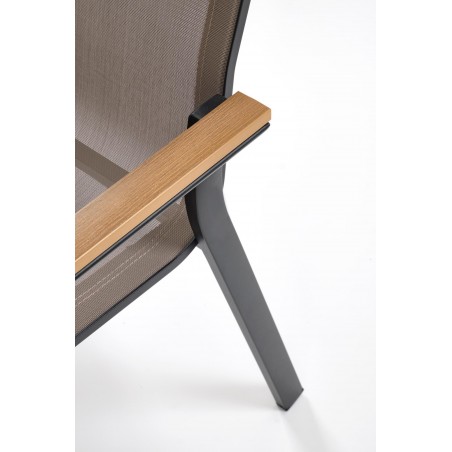 FIERRO krzesło, czarny / popielaty / brązowy (1p1szt)