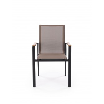 FIERRO krzesło, czarny / popielaty / brązowy (1p1szt)