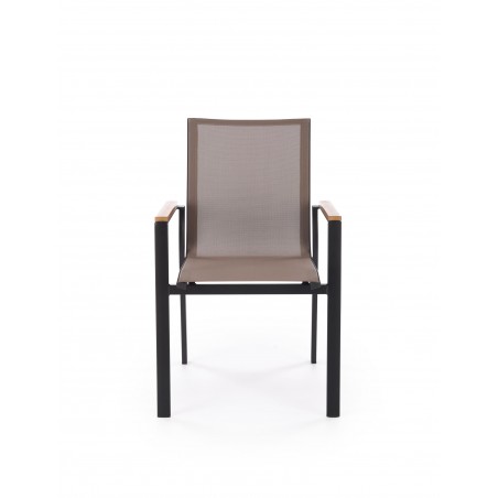 FIERRO krzesło, czarny / popielaty / brązowy (1p1szt)