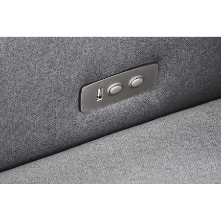 GELATO fotel wypoczynkowy popielaty (2p1szt)