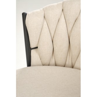 H125 hoker, nogi - czarny, siedzisko - beżowy (1p2szt)