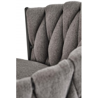 H125 hoker, nogi - czarny, siedzisko - popielaty (1p2szt)