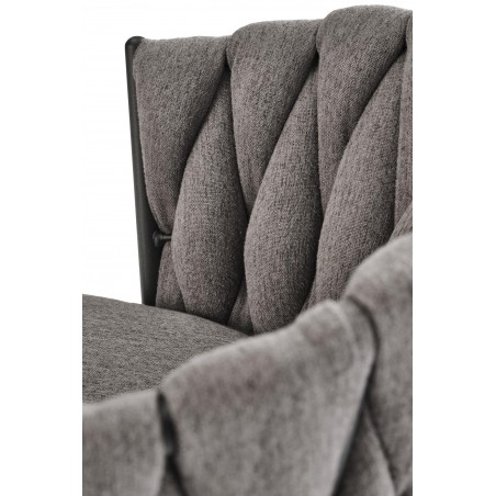 H125 hoker, nogi - czarny, siedzisko - popielaty (1p2szt)