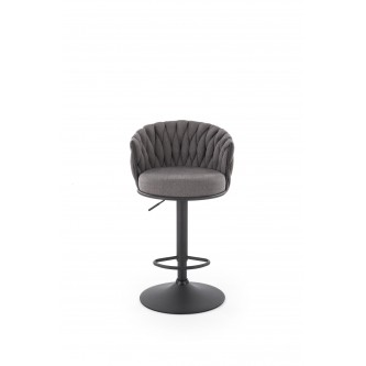 H125 hoker, nogi - czarny, siedzisko - popielaty (1p2szt)