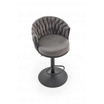 H125 hoker, nogi - czarny, siedzisko - popielaty (1p2szt)