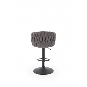 H125 hoker, nogi - czarny, siedzisko - popielaty (1p2szt)