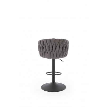 H125 hoker, nogi - czarny, siedzisko - popielaty (1p2szt)