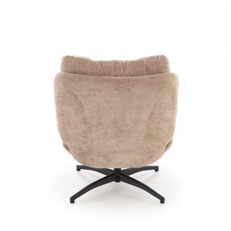 PESTO fotel z podnóżkiem / funkcja kołyski, beżowy