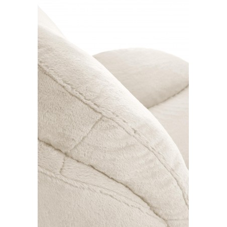 SHELL fotel wypoczynkowy, kremowy (1p1szt)