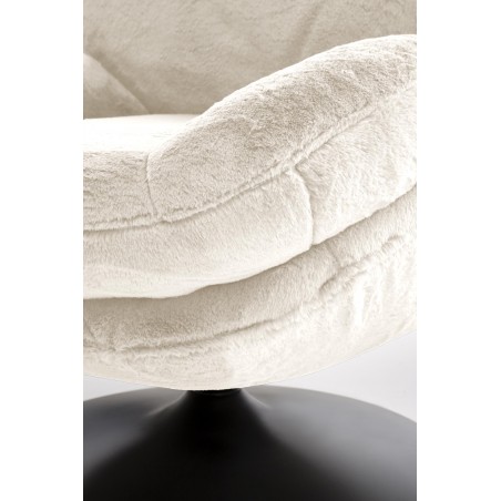 SHELL fotel wypoczynkowy, kremowy (1p1szt)