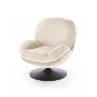 SHELL fotel wypoczynkowy, kremowy (1p1szt)