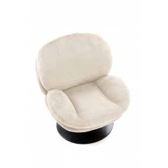 SHELL fotel wypoczynkowy, kremowy (1p1szt)
