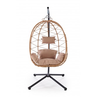 SNAKE fotel ogrodowy, naturalny / beżowy (1p1szt)