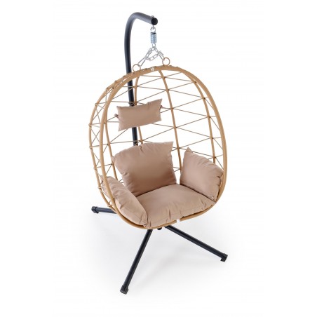 SNAKE fotel ogrodowy, naturalny / beżowy (1p1szt)