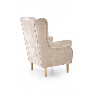 HERMES fotel wypoczynkowy, beżowy (tkanina MARKOS 14-3)