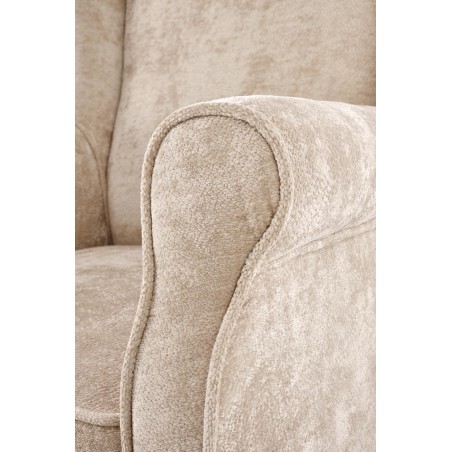 HERMES fotel wypoczynkowy, beżowy (tkanina MARKOS 14-3)