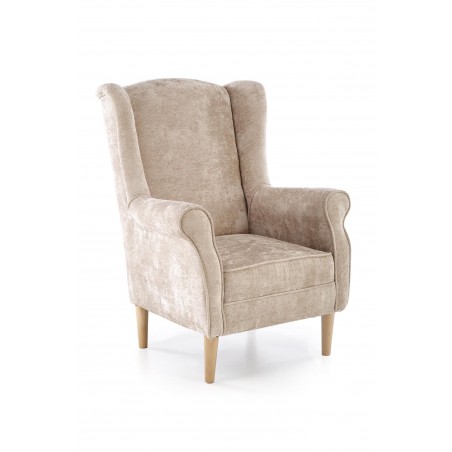 HERMES fotel wypoczynkowy, beżowy (tkanina MARKOS 14-3)