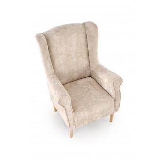 HERMES fotel wypoczynkowy, beżowy (tkanina MARKOS 14-3)