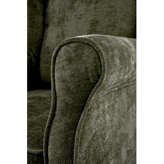 HERMES fotel wypoczynkowy, oliwkowy (tkanina MARKOS 14-12)