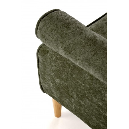 HERMES fotel wypoczynkowy, oliwkowy (tkanina MARKOS 14-12)