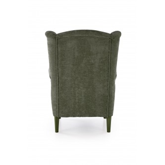 HERMES fotel wypoczynkowy, oliwkowy (tkanina MARKOS 14-12)