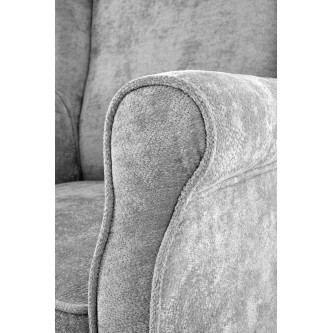 HERMES fotel wypoczynkowy, popielaty (tkanina MARKOS 14-22)