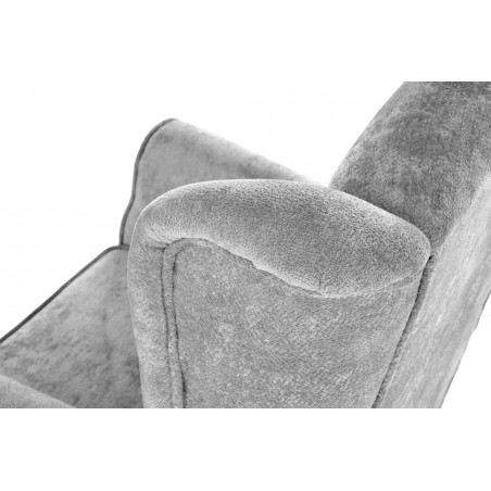 HERMES fotel wypoczynkowy, popielaty (tkanina MARKOS 14-22)