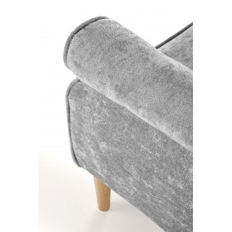 HERMES fotel wypoczynkowy, popielaty (tkanina MARKOS 14-22)