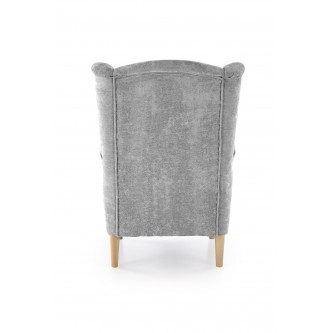 HERMES fotel wypoczynkowy, popielaty (tkanina MARKOS 14-22)