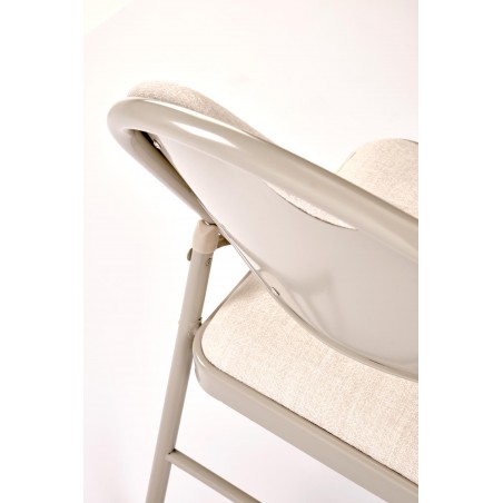 K566 krzesło składane, beżowy (1p6szt)