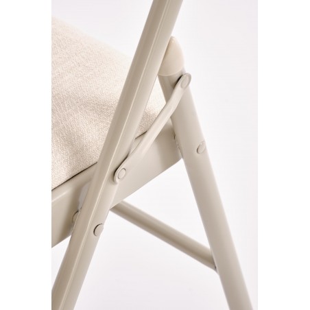 K566 krzesło składane, beżowy (1p6szt)