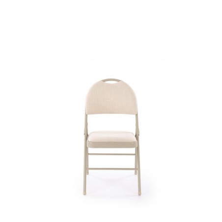 K566 krzesło składane, beżowy (1p6szt)