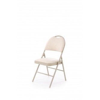 K566 krzesło składane, beżowy (1p6szt)