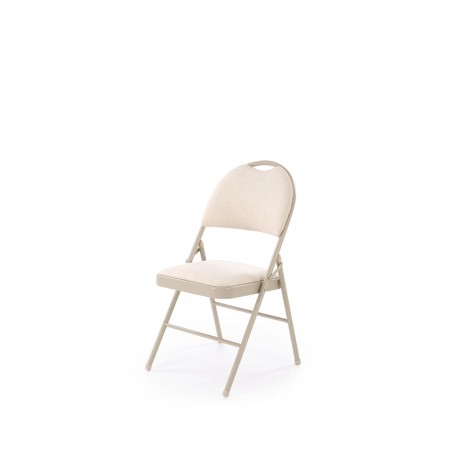 K566 krzesło składane, beżowy (1p6szt)