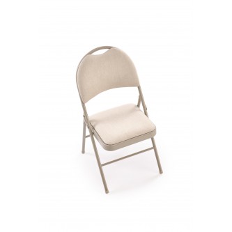 K566 krzesło składane, beżowy (1p6szt)