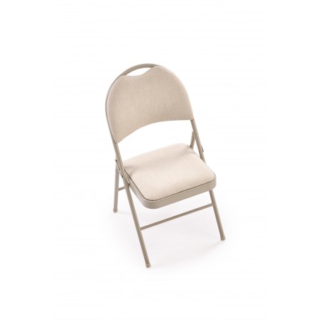 K566 krzesło składane, beżowy (1p6szt)