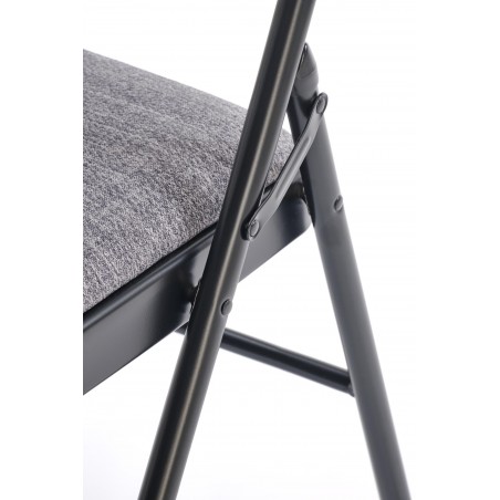 K566 krzesło składane, czarny / popiel (1p6szt)