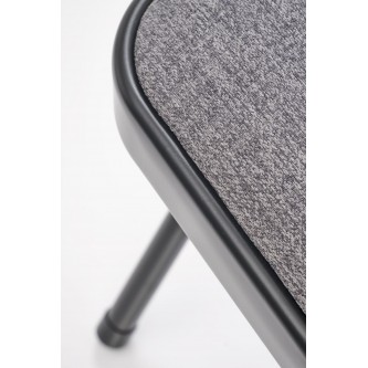 K566 krzesło składane, czarny / popiel (1p6szt)