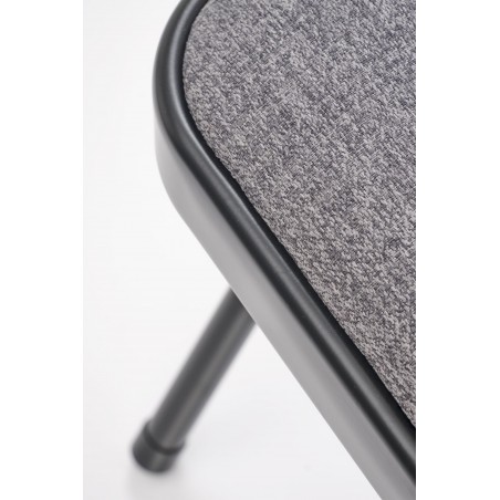 K566 krzesło składane, czarny / popiel (1p6szt)