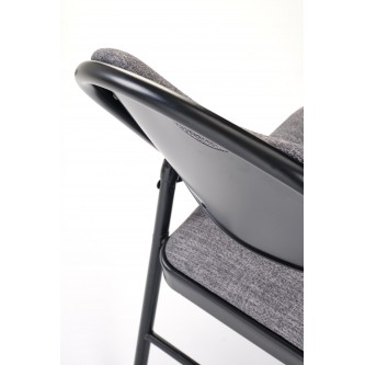 K566 krzesło składane, czarny / popiel (1p6szt)